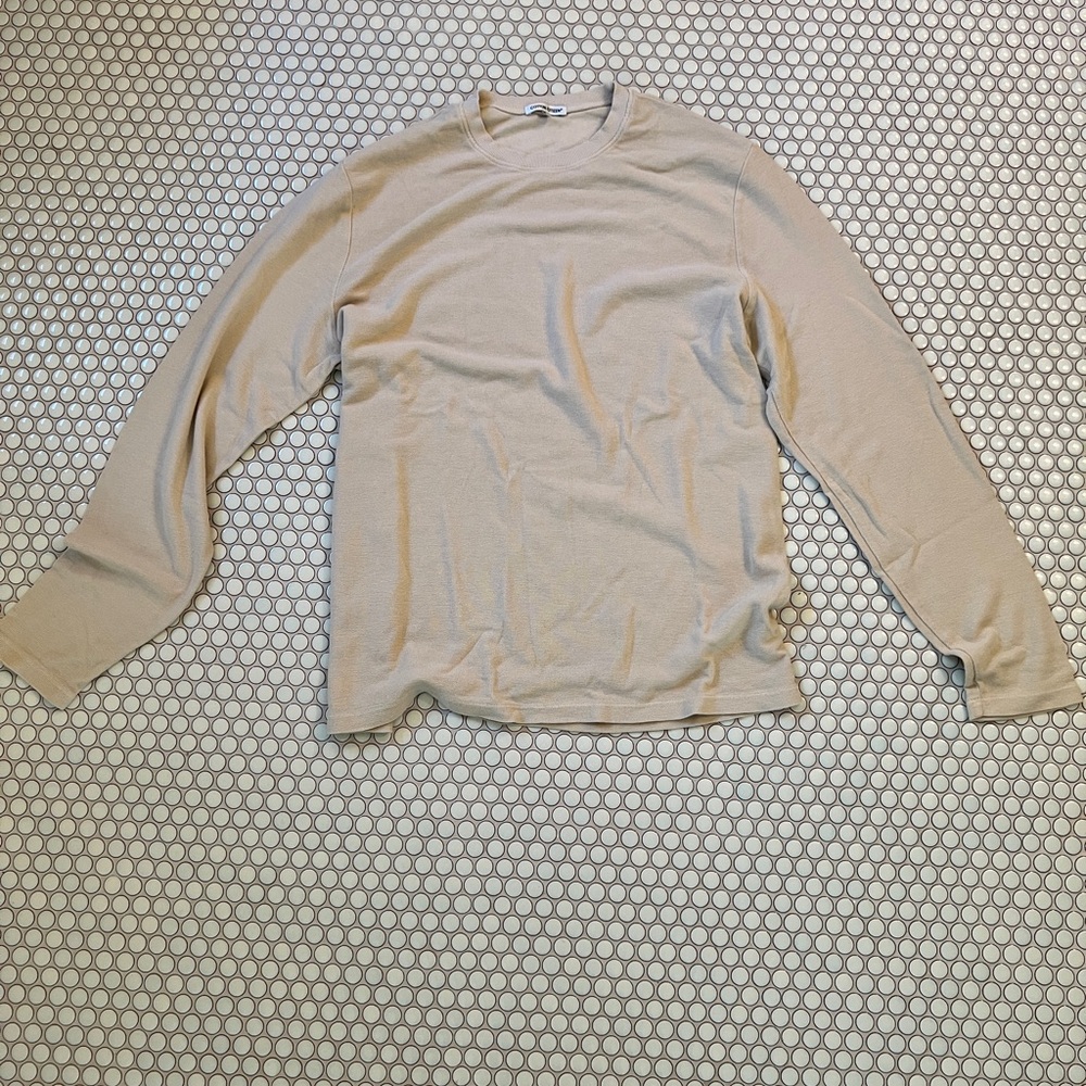 Cotton Citizen Beige Long Sleeve Tee